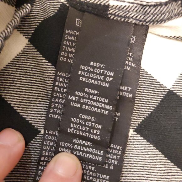 Harley Davidson Plaid Flannel Large Back Hit Biker Moto 2XL Unisex Eagle *Read - Picture 11 of 12